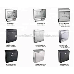 Modern outdoor newspaper mail box