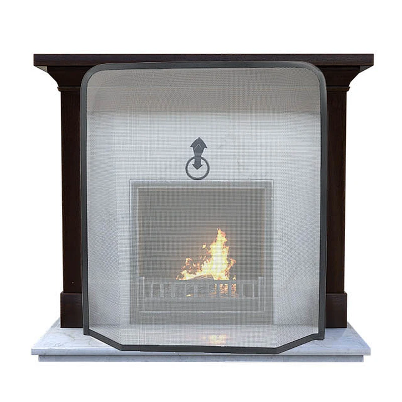 Fireplace accessories Mesh fireplace screen