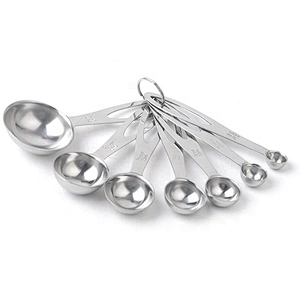 Amazon hot-selling food grade copper plating measuring spoons set