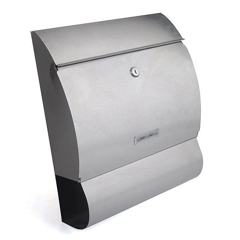 mailbox outdoor stainless steel mailbox wall mounted