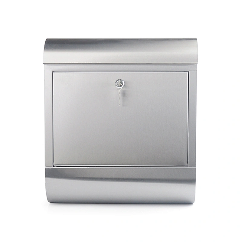 stainless steel waterproof wall mounted mailbox letterbox postbox newspaper holder for department