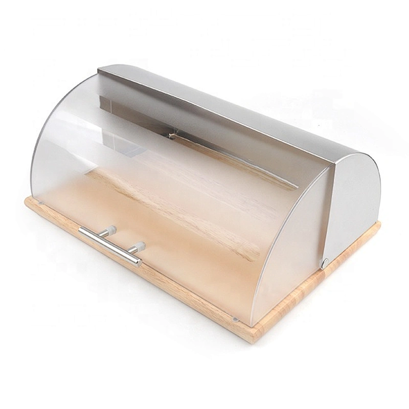High quality wooden  bread box for kitchen, bread bin, bread storage Bread holder
