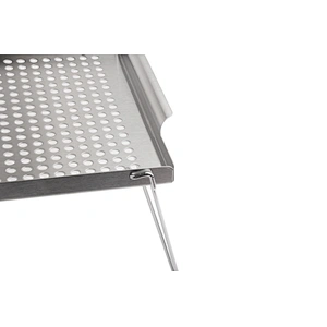 Hot Sales BBQ pan Durable 430 Stainless steel Grill pan,Vegetable Basket Pan