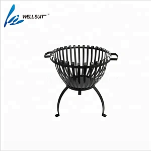 Endurable metal firewood storage rack