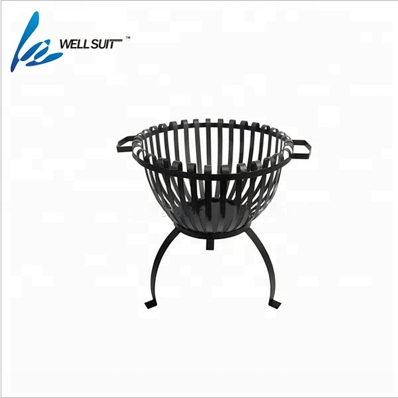 Endurable metal firewood storage rack