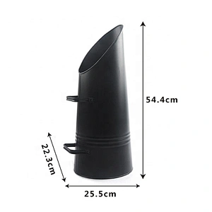 Hot selling easy to use metal ash bucket for fireplace