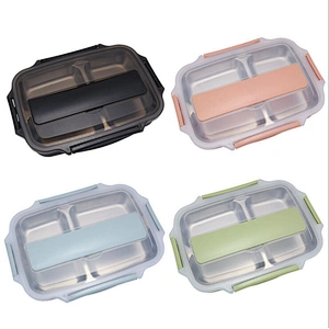 Hot sell professional food grade stainless steel kid metal lunch box