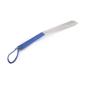 Small Shoes Horn Simple Flexible Fashion Plastic shoehorn Solid Color Easy Reach Flexible Handle Aid Slip