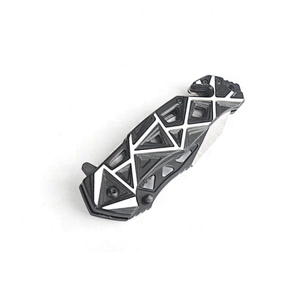 New professional outdoor folding pocket knife with aluminum handle