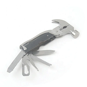 Stainless Steel Pocket Hand Tool Multi-Purpose Piler and Hammer