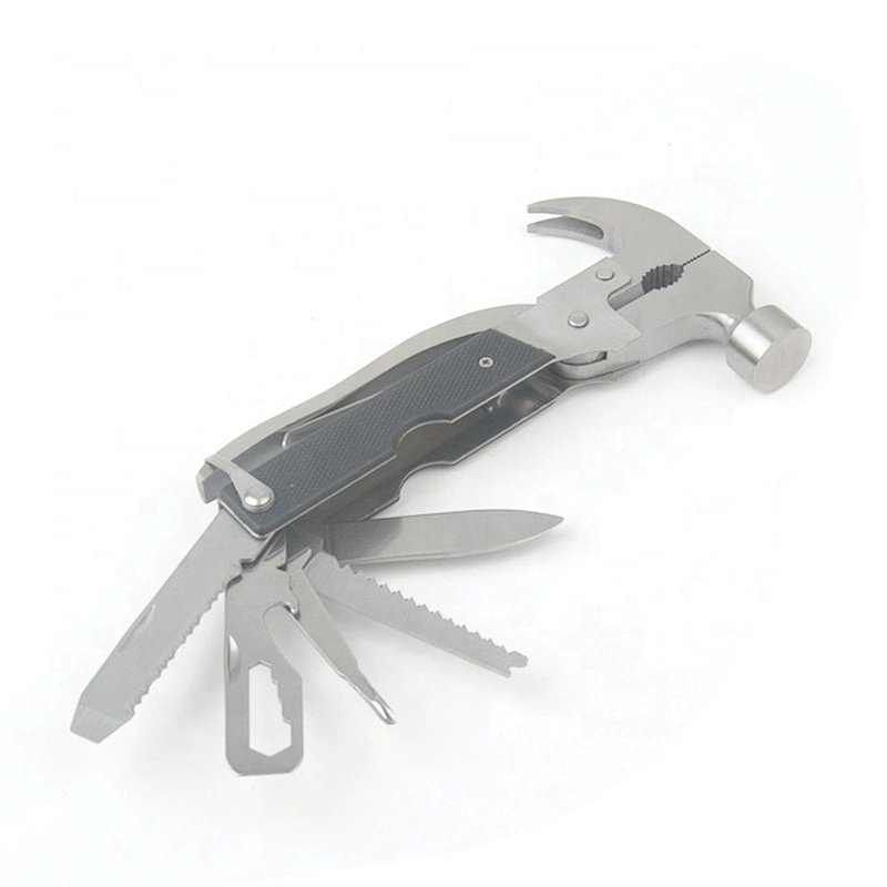 Stainless Steel Pocket Hand Tool Multi-Purpose Piler and Hammer