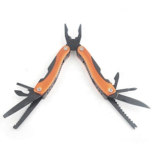 Orange and Black Coating stainless steel  combination  pocket tool multifunction plier