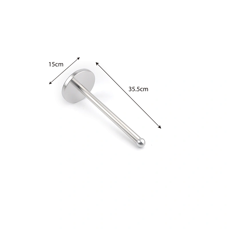 Customized Stainless Steel Stand Napkin Paper Holder Towel Roll Metal Steel Countertop Rack Tissue Roll Tissue Holder