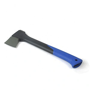 Mini professional survival camping hatchet axe with fiberglass handle