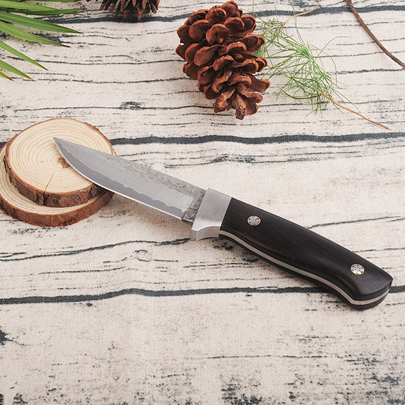 Folding Damascus Pocket Knife Handmade