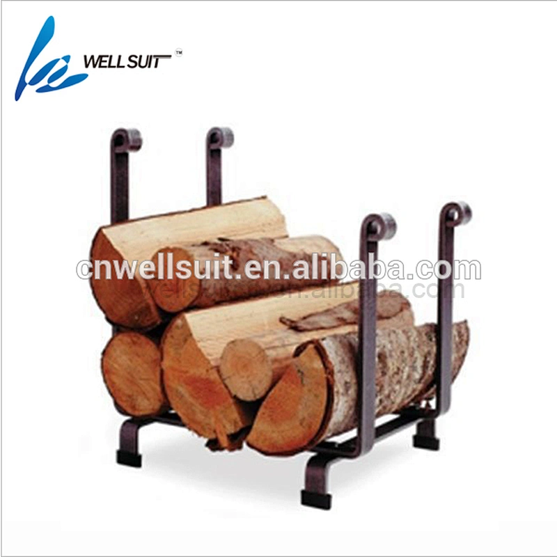 iron cast firewood log rack holder