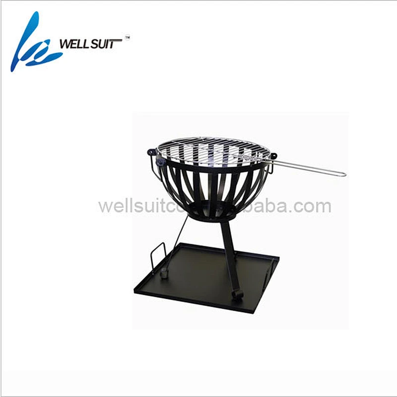 Rustic Iron fireplace ash bucket
