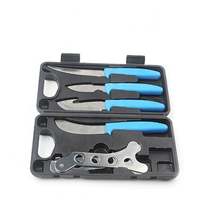 Outdoor Camping Hunting Mulit Tools Kit Survival Knife Set with Carry Case