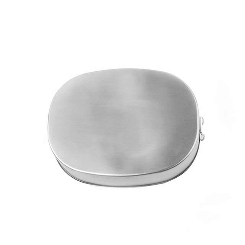 Promotive gift air lock plain metal office school air-tight food storage container high end bento lunch box food stainless steel