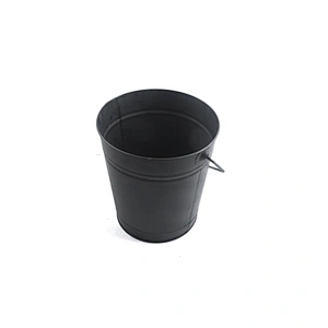 fireplace accessories black metal coal bucket ash coal hod bucket with handle