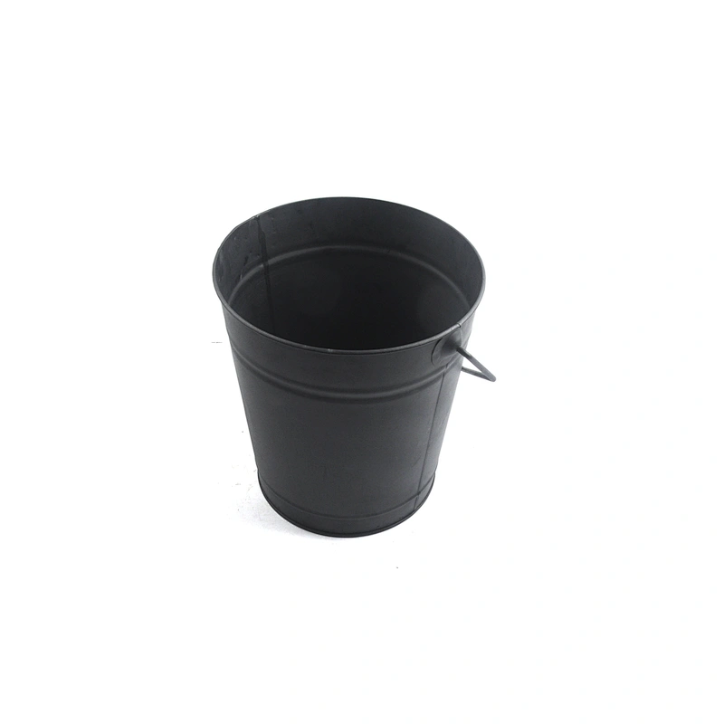 fireplace accessories black metal coal bucket ash coal hod bucket with handle