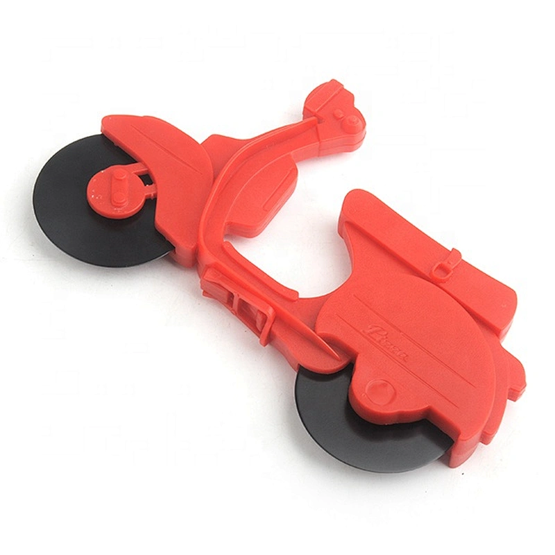 New custom design  plastic bicycle wheel pizza cutter