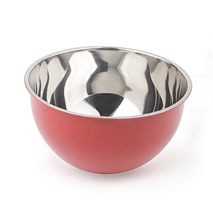 Stainless Steel Mixing Bowls Multi Color For Elegant Look Salad Bowl Painting Bowl