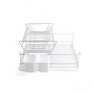Hot selling metal wire chromed kitchen bowl rack dish rack kitchen tools storage