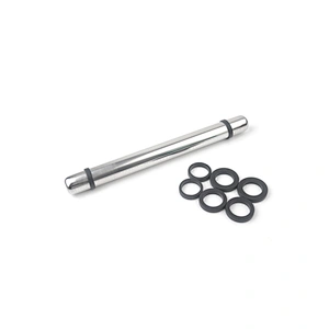 Flour stick creative home hotel bakery kitchen gadgets pressure stick plastic handle roller stainless steel rolling pin