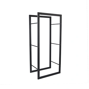 Hot selling metal with black powder coating Large size log holder