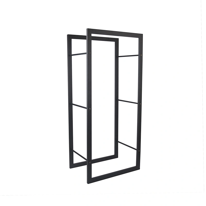 Hot selling metal with black powder coating Large size log holder
