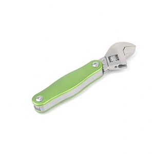 Green Color Handle Stainless Steel Head Foldable Wrench Knife Multi Tool
