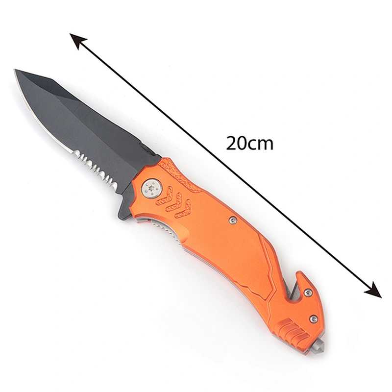 Aluminum Handle Stainless Steel Blade Outdoor Camping Survival Hunting Knife