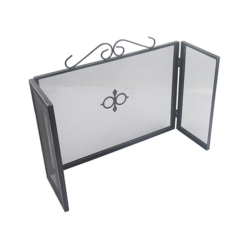Hot Selling Iron Safe Proof Fence 3 Panel Metal Panel Gate Proof Fireplace Screen Free Standing