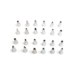 Seamless 304 Stainless Steel Cake Icing Nozzle Piping Tip with box