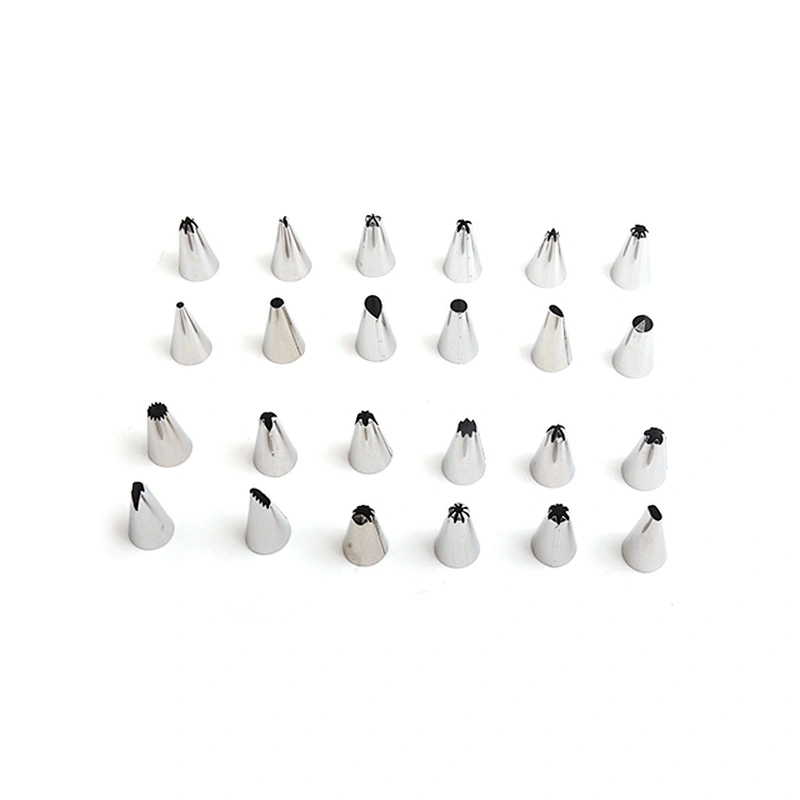 Seamless 304 Stainless Steel Cake Icing Nozzle Piping Tip with box