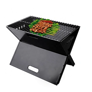 Stronger Black Painting Portable Outdoor Folding Charcoal BBQ Grill