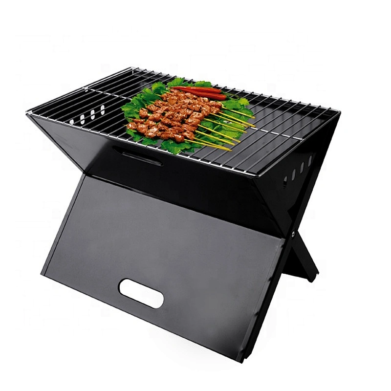 Stronger Black Painting Portable Outdoor Folding Charcoal BBQ Grill