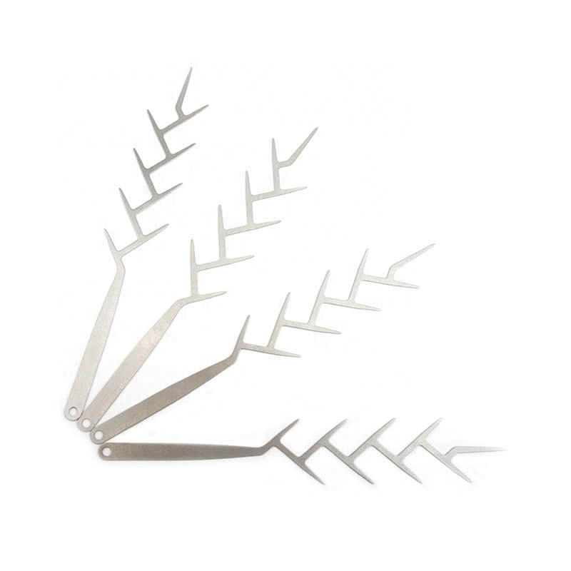 Stainless steel collapsible outdoor bbq fork