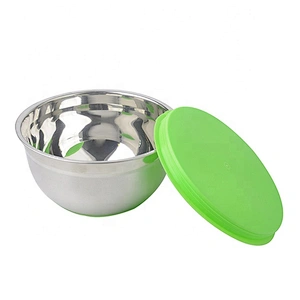 Stainless Steel Mixing Bowls Multi Color For Elegant Look Salad Bowl Painting Bowl