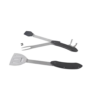 New 3 Pcs Stainless Steel BBQ Barbeque Cooking Utensil Tool Set