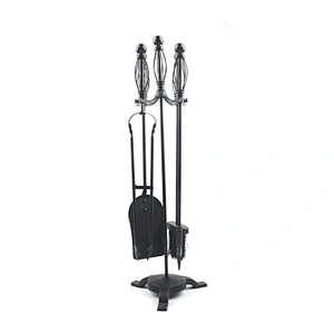Hot selling indoor metal fireplace tool accessory fireplace 4pcs set