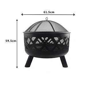 Outdoor Decorative iron brazier for barbue