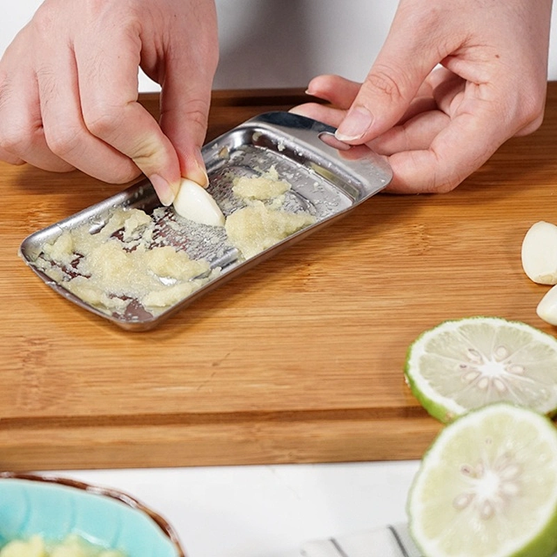 Food grade home use kitchen tools stainless steel garlic grater plate