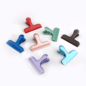 Custom Printing  Clips Duckbill metal Clips For Office bill Ticket