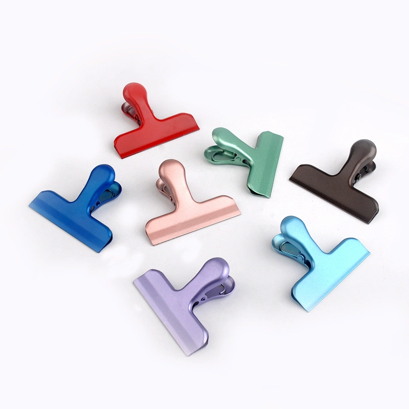 Custom Printing  Clips Duckbill metal Clips For Office bill Ticket