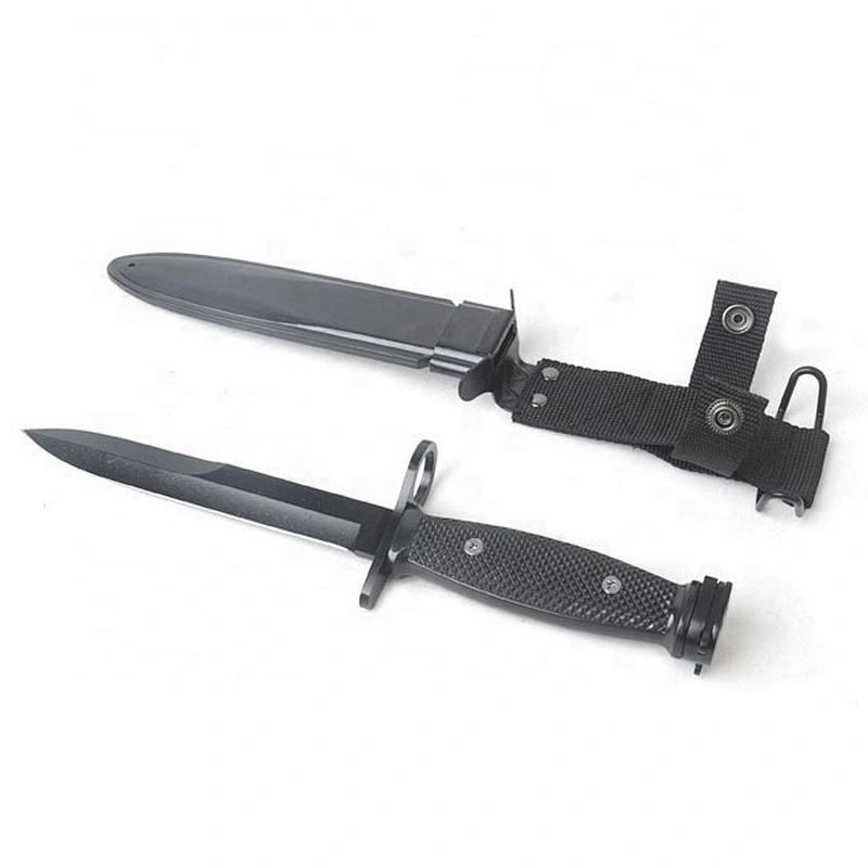 Multifunctional survival outdoor knife hunting with ABS sheath