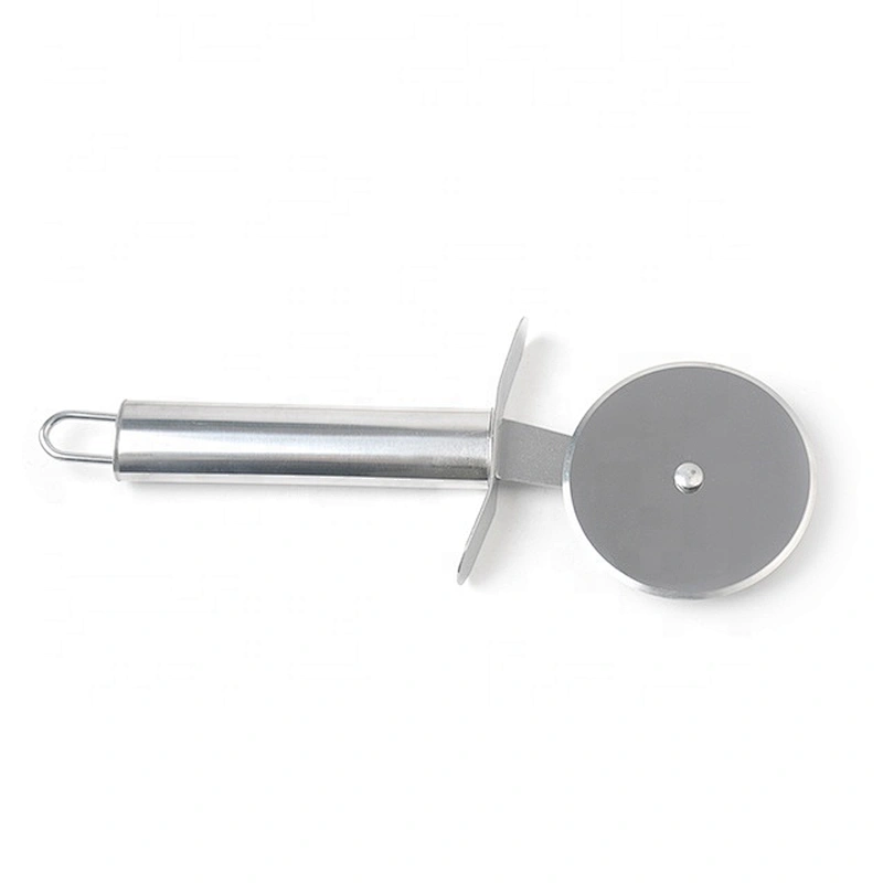 Double-deck stainless steel and stone pizza cutting board