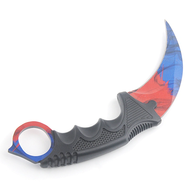 CS Shape Stainless Steel Blade Folding Pocket Knife with printing