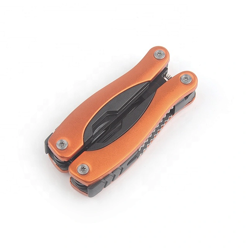 Orange and Black Coating stainless steel  combination  pocket tool multifunction plier